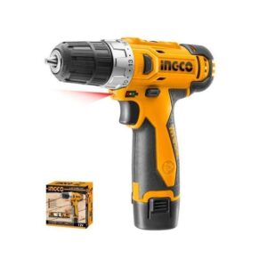Ingco Cordless drill 12V 2Battery and Charger